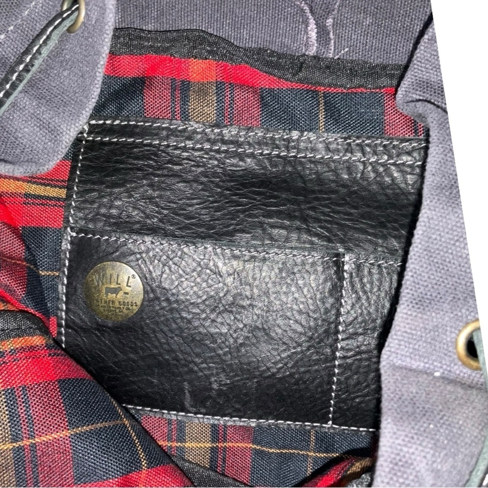 🎒 WILL Leather Goods Backpack 🛠️ Waxed Canvas & Leather 💼 Rugged & Stylish - Picture 11 of 11